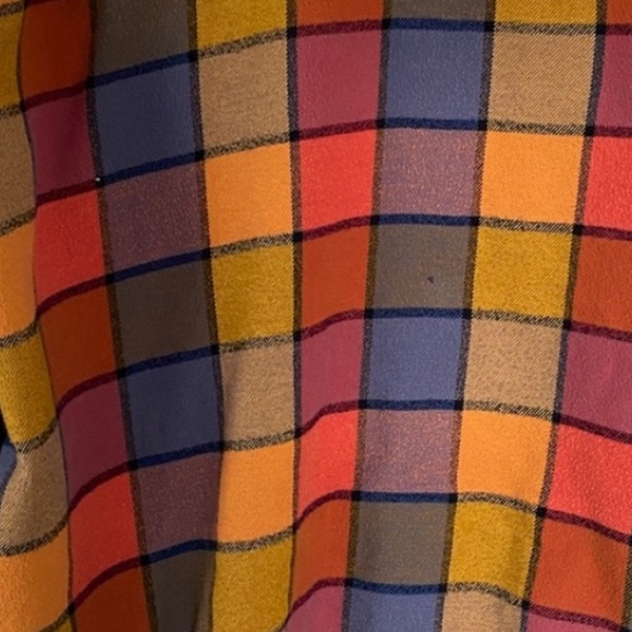 Madewell Multicolor Plaid Button Down Shirt Size XS - Picture 6 of 8